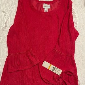 Dark pink alfred dunner blouse